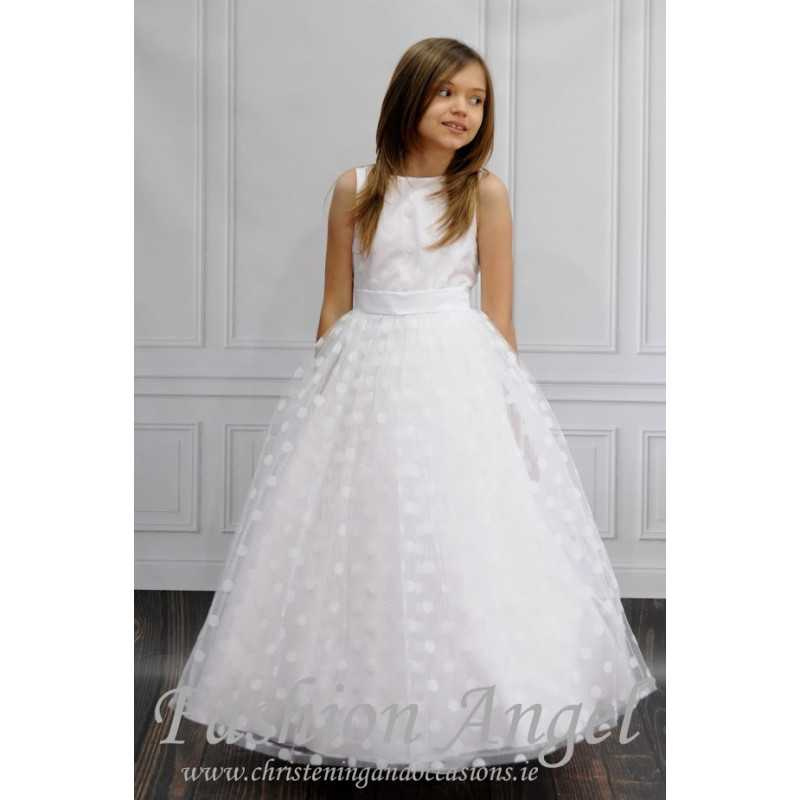Unusual Handmade First Holy Communion Dress Style MELANIA Unusual Handmade First Holy Communion Dress Style MELANIA