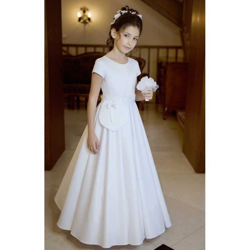 Elegant Simple Handmade First Holy Communion Dress Style B01 Elegant Simple Handmade First Holy Communion Dress Style B01