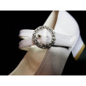 Satin First Holy Communion Shoes Style ANNA
