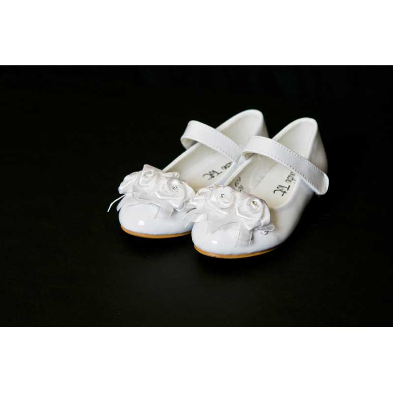 White First Holy Communion Shoes Style 609B White First Holy Communion Shoes Style 609B