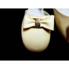 Ivory Leather Special Occasions Shoes Style 672
