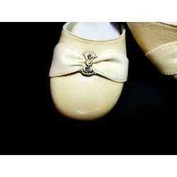 Ivory Leather Special Occasions Shoes Style 673