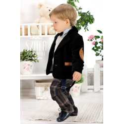 Baby  Boy Special Occasions Velvet Outfit Style WS022