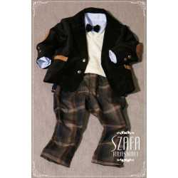 Baby  Boy Special Occasions Velvet Outfit Style WS022
