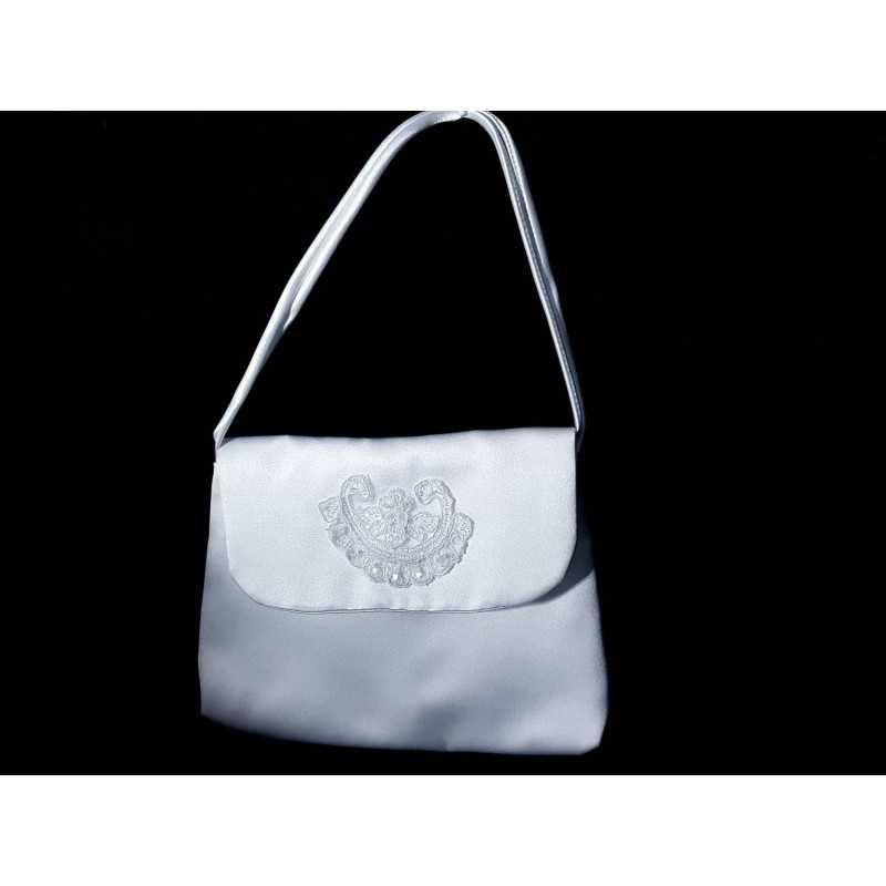 White Handmade First Holy Communion Handbag Style EMI 12 White Handmade First Holy Communion Handbag Style EMI 12