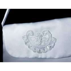 White Handmade First Holy Communion Handbag Style EMI 12