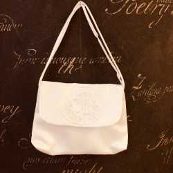 White Handmade First Holy Communion Handbag Style EMI 12
