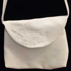 White Handmade First Holy Communion Handbag Style EMI 10