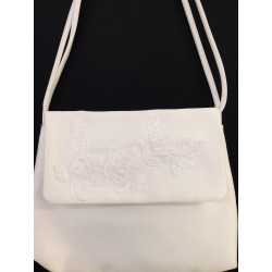 White Handmade First Holy Communion Handbag Style EMI 19