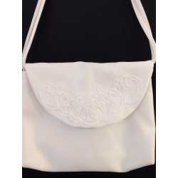 White Handmade First Holy Communion Handbag Style EMI 19