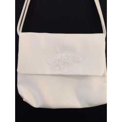 White Handmade First Holy Communion Handbag Style EMI 19