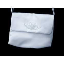 White Handmade First Holy Communion Handbag Style EMI 23