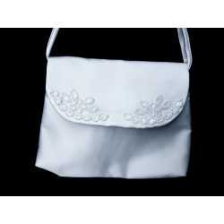 White Handmade First Holy Communion Handbag Style EMI 23