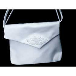 White Handmade First Holy Communion Handbag Style EMI 23
