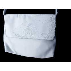 White Handmade First Holy Communion Handbag Style EMI 55