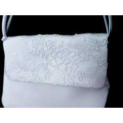 White Handmade First Holy Communion Handbag Style EMI 55