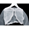 White First Holy Communion/Special Occasion Bolero with Lace Style CB019