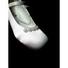 White Satin First Holy Communion Shoes Style 5816