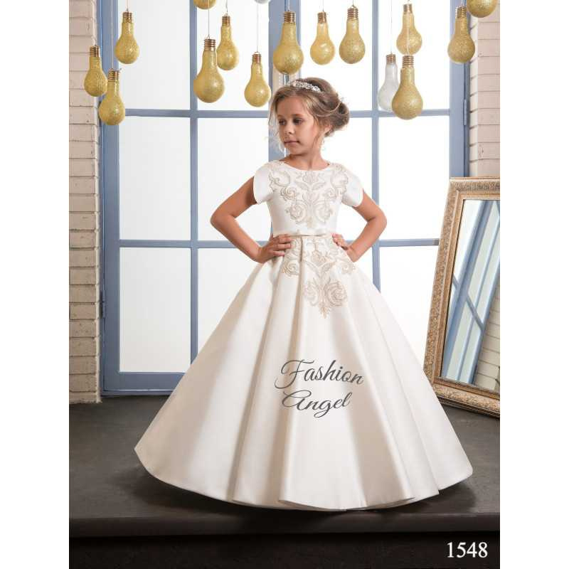 Ivory/Gold First Holy Communion Dress Style 16-1548 BIS Ivory/Gold First Holy Communion Dress Style 16-1548 BIS