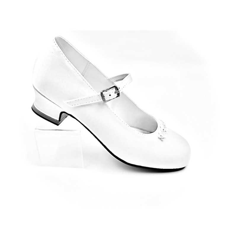 WHITE SATIN FIRST HOLY COMMUNION SHOES STYLE 5375 WHITE SATIN FIRST HOLY COMMUNION SHOES STYLE 5375