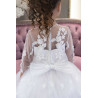 HANDMADE WHITE FIRST HOLY COMMUNION DRESS STYLE T-932