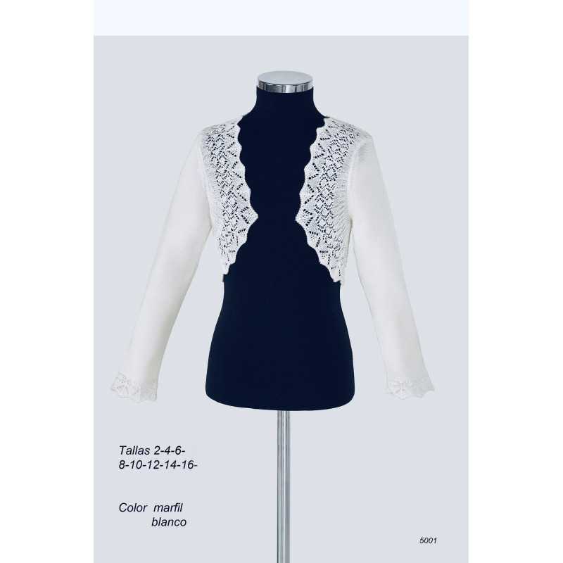 White Handmade First Holy Communion Cardigan Style 5001 White Handmade First Holy Communion Cardigan Style 5001