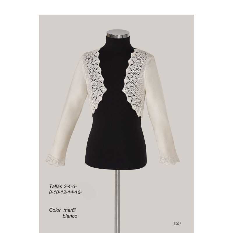 Ivory Handmade First Holy Communion Cardigan Style 5001 Ivory Handmade First Holy Communion Cardigan Style 5001
