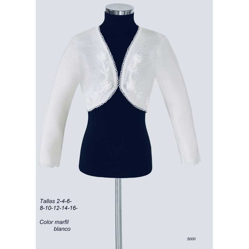 White Handmade First Holy Communion Cardigan Style 5000 White Handmade First Holy Communion Cardigan Style 5000