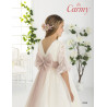 CARMY HANDMADE IVORY/PINK FIRST HOLY COMMUNION DRESS STYLE 2206