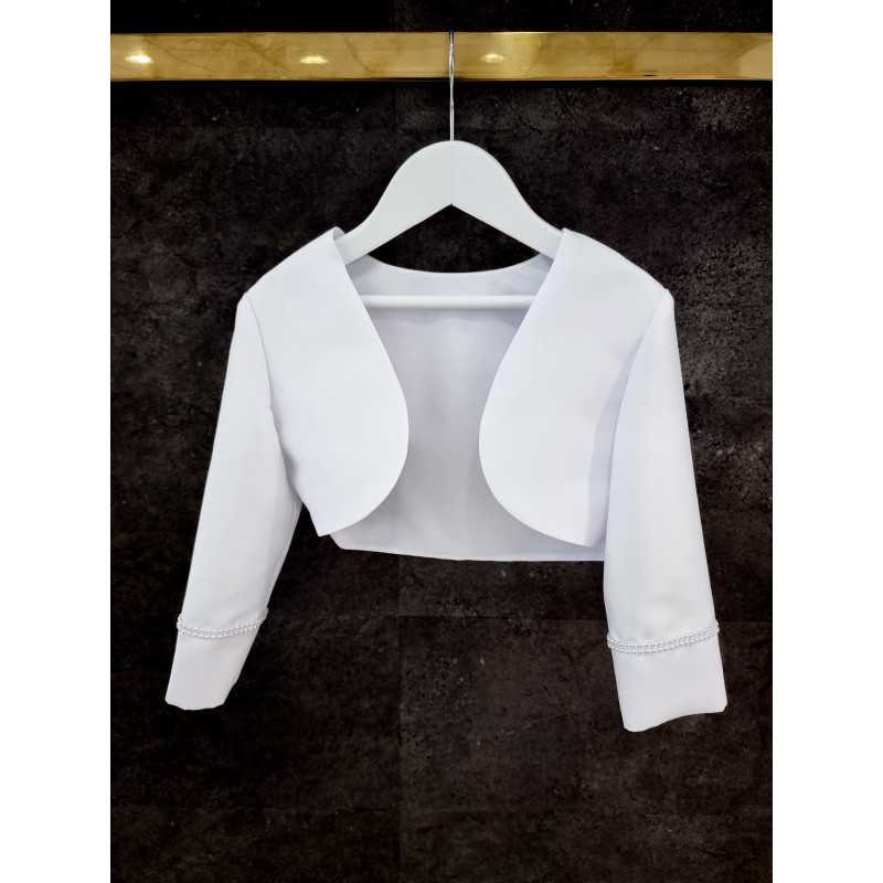 White First Holy Communion Bolero Style AD04 White First Holy Communion Bolero Style AD04
