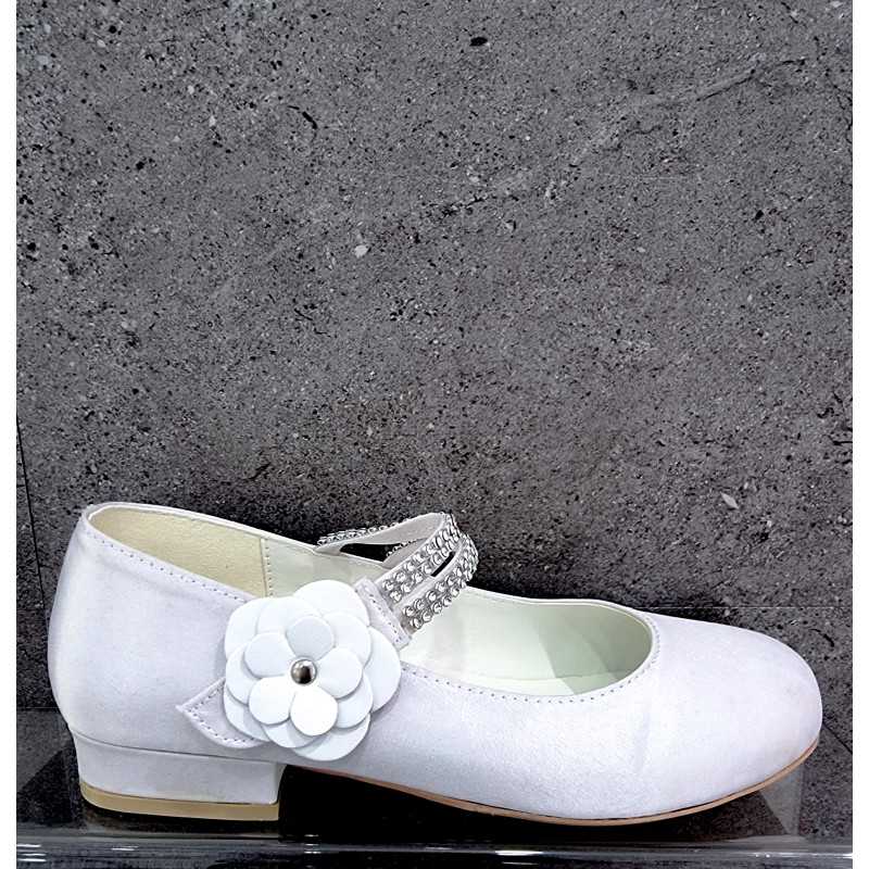 White First Holy Communion Shoes R-064 White First Holy Communion Shoes R-064
