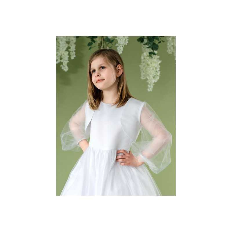 White First Holy Communion Jacket Style JAC19