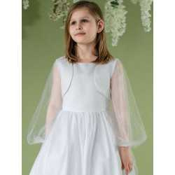 White First Holy Communion Jacket Style JAC19