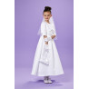 Peridot White First Holy Communion Dress & Bolero Set Style SINEAD
