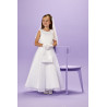Peridot White First Holy Communion Dress Style FLORENCE