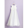Peridot White First Holy Communion Dress Style FLORENCE