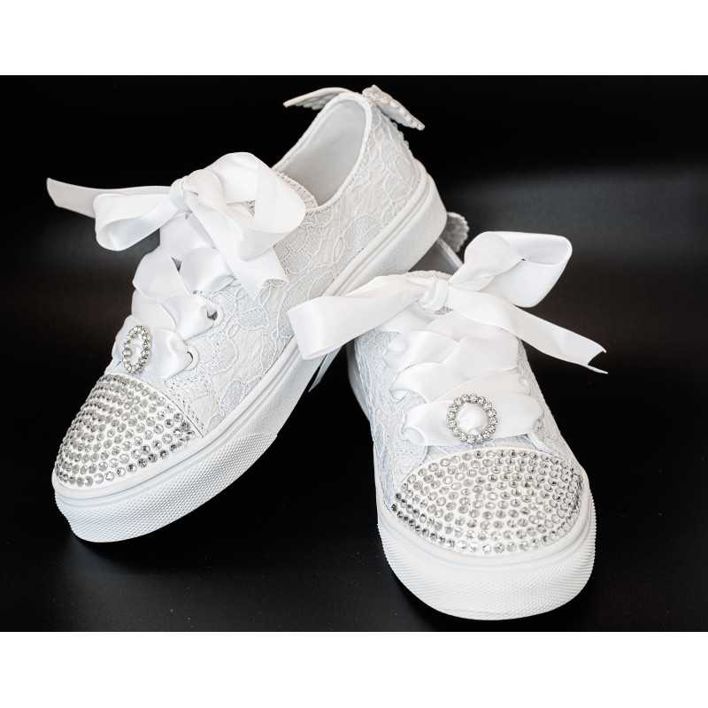 Sweetie Pie White First Holy Communion Runners Style ELSA