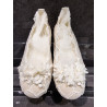 HANDMADE IVORY FIRST HOLY COMMUNION SPANISH SHOES STYLE 600813