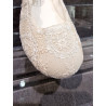 HANDMADE IVORY FIRST HOLY COMMUNION SPANISH SHOES STYLE 600814