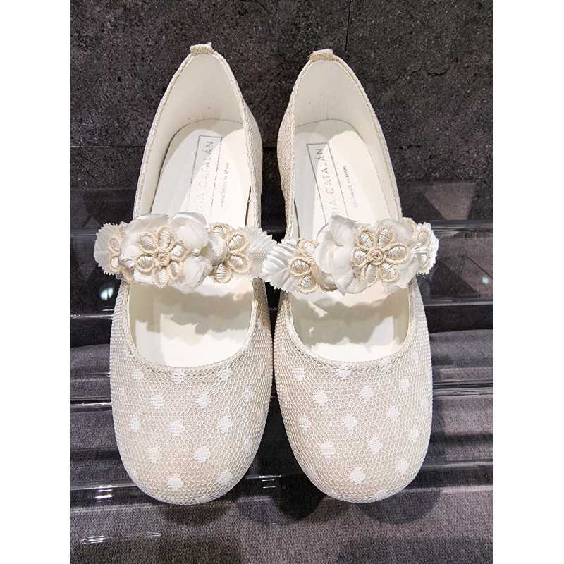 HANDMADE IVORY FIRST HOLY COMMUNION SPANISH SHOES STYLE 390807 HANDMADE IVORY FIRST HOLY COMMUNION SPANISH SHOES STYLE 390807