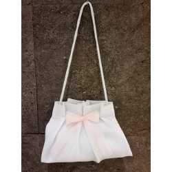 Carmy White/Pink Handmade First Holy Communion Handbag Style CL9793/83