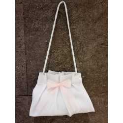 Carmy White/Pink Handmade First Holy Communion Handbag Style CL9793/83