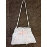 Carmy White/Pink Handmade First Holy Communion Handbag Style CL9793/83
