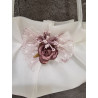 Carmy Ivory/Pink Handmade First Holy Communion Handbag Style CL9793/97