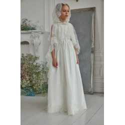 Ivory First Holy Communion Cape Style A44