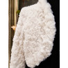 Ivory Simple Elegant Faux Fur Communion/Special Occasion CB06 BIS