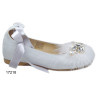 SPANISH SILVER FIRST HOLY COMMUNION SHOES BY TINNY SHOES STYLE 17218