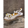 SPANISH SILVER FIRST HOLY COMMUNION SHOES BY TINNY SHOES STYLE 17214