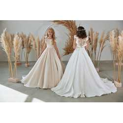 Ivory First Holy Communion Dress Style FM076