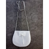 PERFECT SIMPLE COMMUNION BAG WITH PEARLS STRAP STYLE HB012